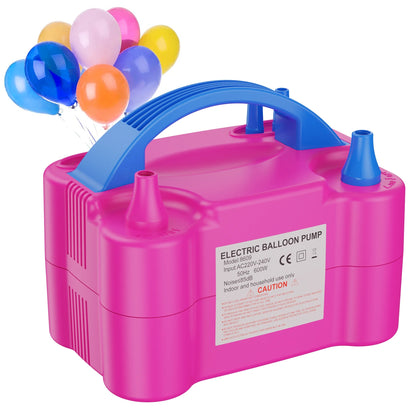 Portable Electric Air Balloon Inflator Pump Kit Blower Machine for All Balloons Party