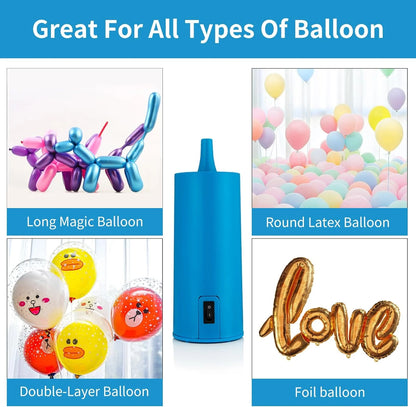 Electric Air Balloon Inflator Pump Blower Machine Kit for All Balloons Parties