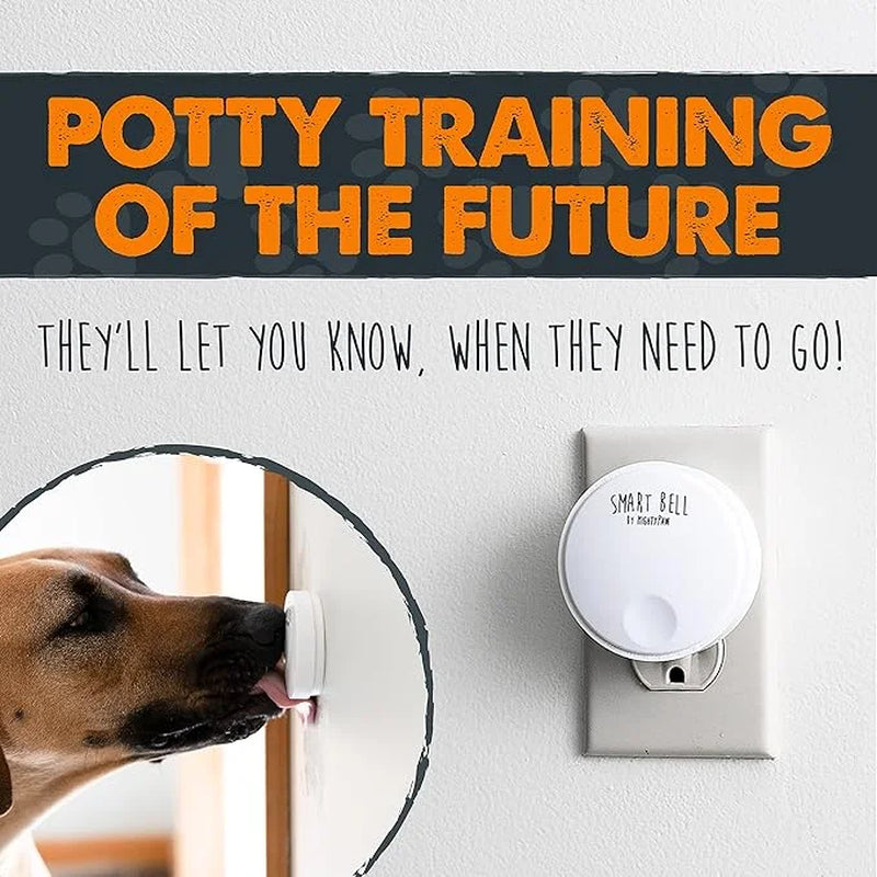 Smart Bell 2.0, Dog Doorbell. Puppy Potty Training Press Button Door Bell