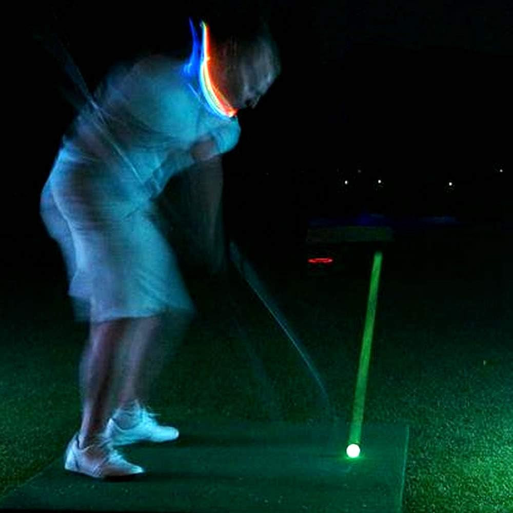 Glow Golf Balls (Set of 20 Night Golf Balls) - Glowing Golf Balls with Glow Stick Inserts (Assort)