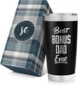 Stainless Steel Travel Mug, Best Bonus Dad Ever - 20 Oz Insulated Coffee Tumbler