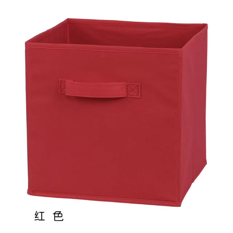 Non-Woven Cloth Fabric Bin Drawers/Baskets | Closet Organizer Storage Basket/Box/Bin/Shelf | Collapsible Cube Storage Organizer