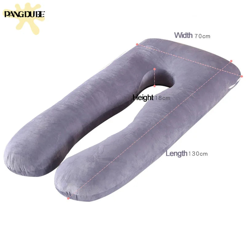 1.3KG/1.7KG Cotton Pillow for Pregnant Women Pregnancy Pillow Maternity Breastfeeding Pillow Cushion Pregnancy Nursing Pillow