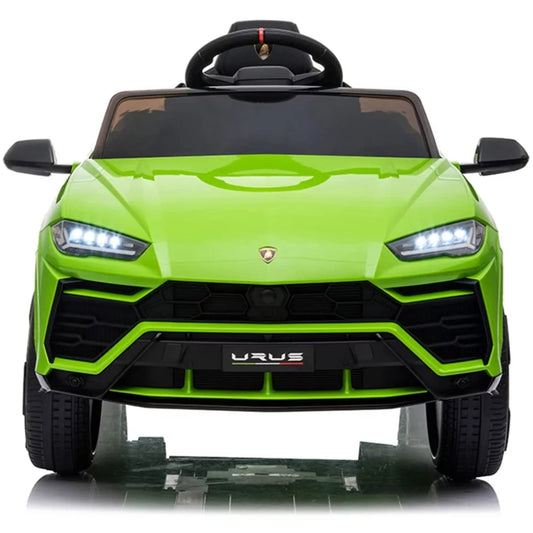 Lamborghini Urus 12V Electric Powered Ride on Car Toys for Girls Boys, Green Kids Electric Vehicles Ride on Toys with Remote Control, Foot Pedal, MP3 Player and LED Headlights, CL61