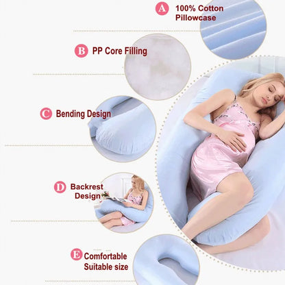 1.3KG/1.7KG Cotton Pillow for Pregnant Women Pregnancy Pillow Maternity Breastfeeding Pillow Cushion Pregnancy Nursing Pillow