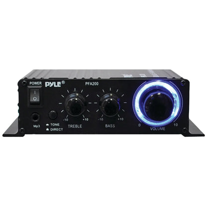 PCM20A Audio Power 60W Hifi Mini Amplifier Receiver Sound System W/ Adapter