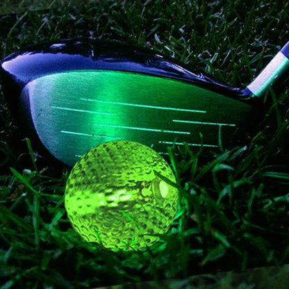 Glow Golf Balls (Set of 20 Night Golf Balls) - Glowing Golf Balls with Glow Stick Inserts (Assort)