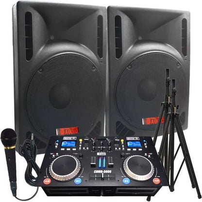 the Ultimate DJ System Speakers Wireless Connection, 15 In