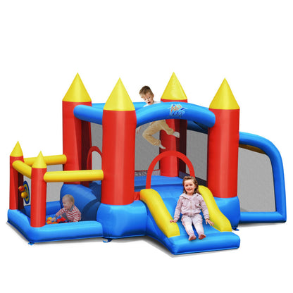 Inflatable Soccer Goal Ball Pit Bounce House without Blower