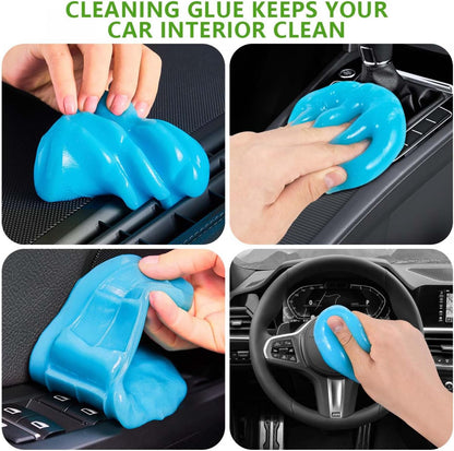 6 Pack Car Cleaning Gel Slime Putty Cleaner for Car Interior Detailing