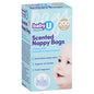 Babyu Scented Nappy Bags 4 X 50Pk (200 Total) Convenient Disposable Baby U