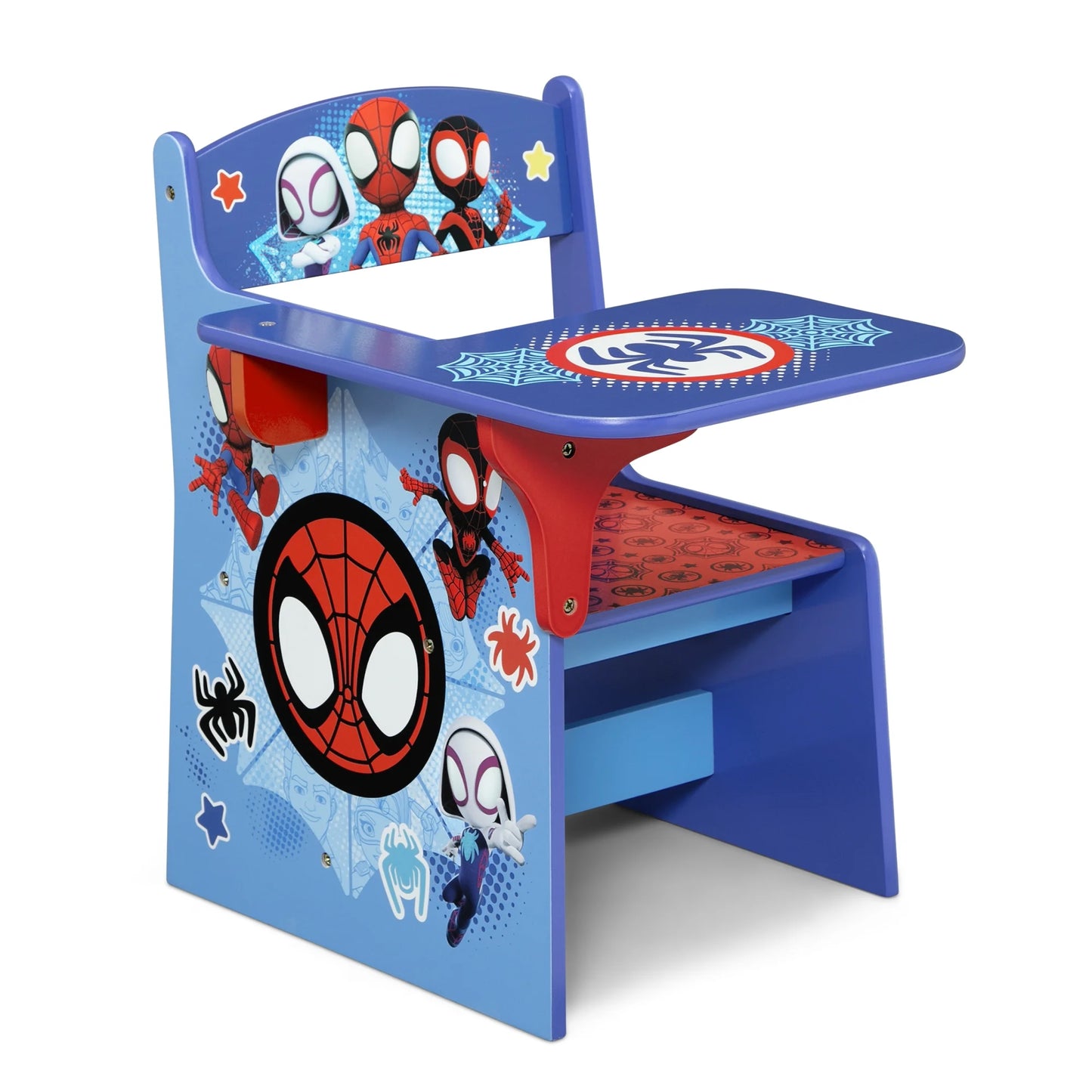 Spidey and His Amazing Friends 3-Piece Toddler Bedroom Set by , Blue