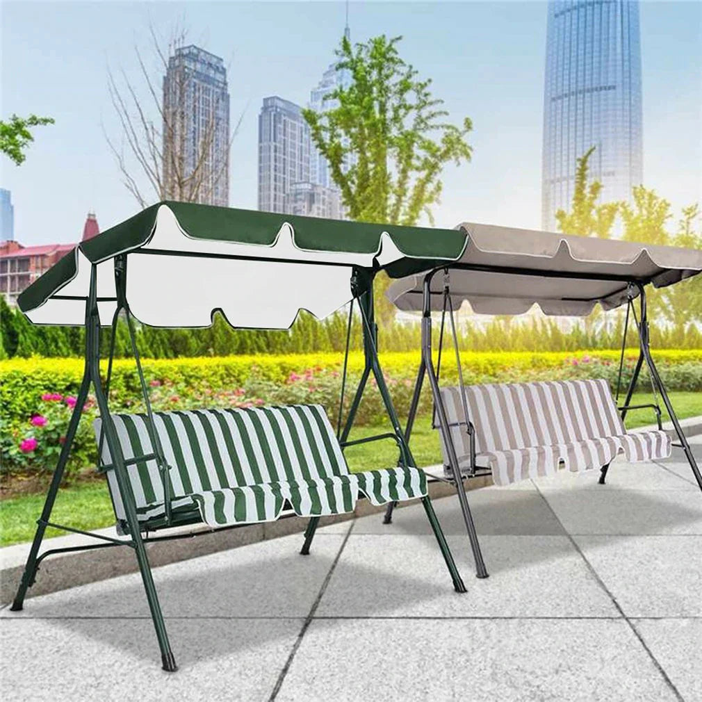 77"X43" Patio Outdoor Garden Swing 300D Canopy Replacement Porch Top Cover Seat