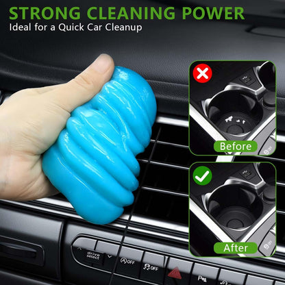 6 Pack Car Cleaning Gel Slime Putty Cleaner for Car Interior Detailing