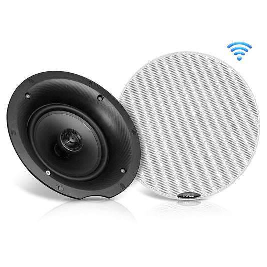 PDICBT87 - Dual 8.0’’ Bluetooth Ceiling / Wall Speaker Kit, (2) Flush Mount 2-Way Speakers, 400 Watt