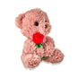 Valentine'S Day Pink Rose Bear Plush, by