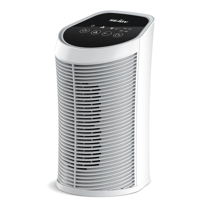 Air Purifier H13 True HEPA Filter for Bedroom Quiet 3 Speeds Bedroom Pets Air Purifier& Replacement True HEPA Filter