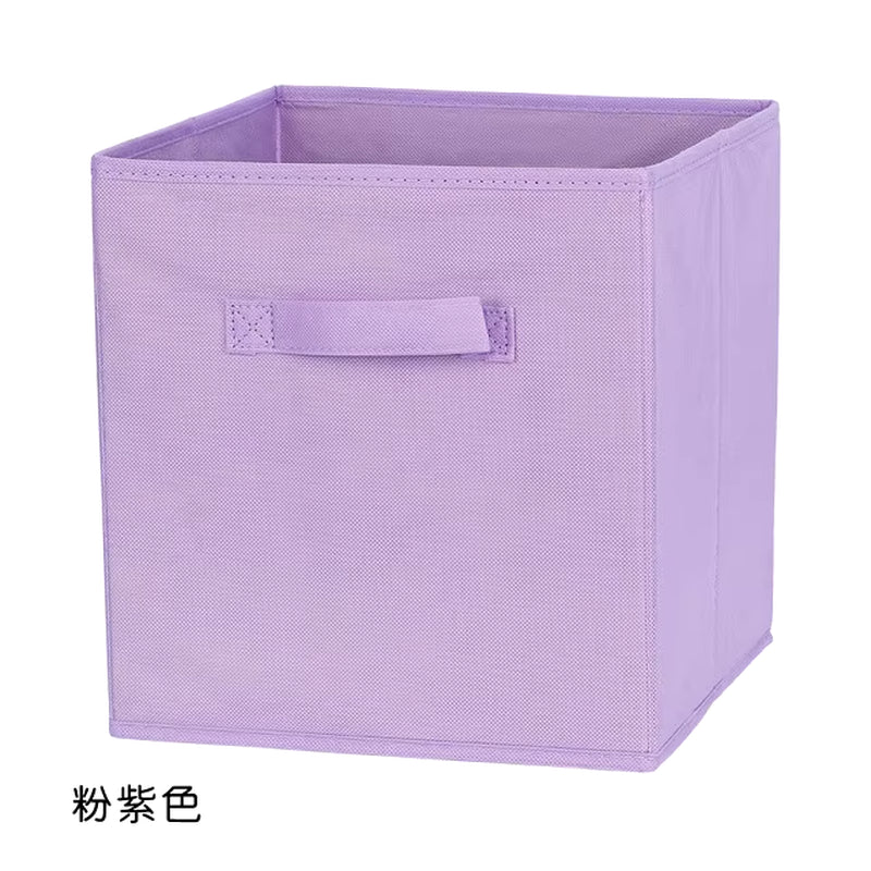 Non-Woven Cloth Fabric Bin Drawers/Baskets | Closet Organizer Storage Basket/Box/Bin/Shelf | Collapsible Cube Storage Organizer