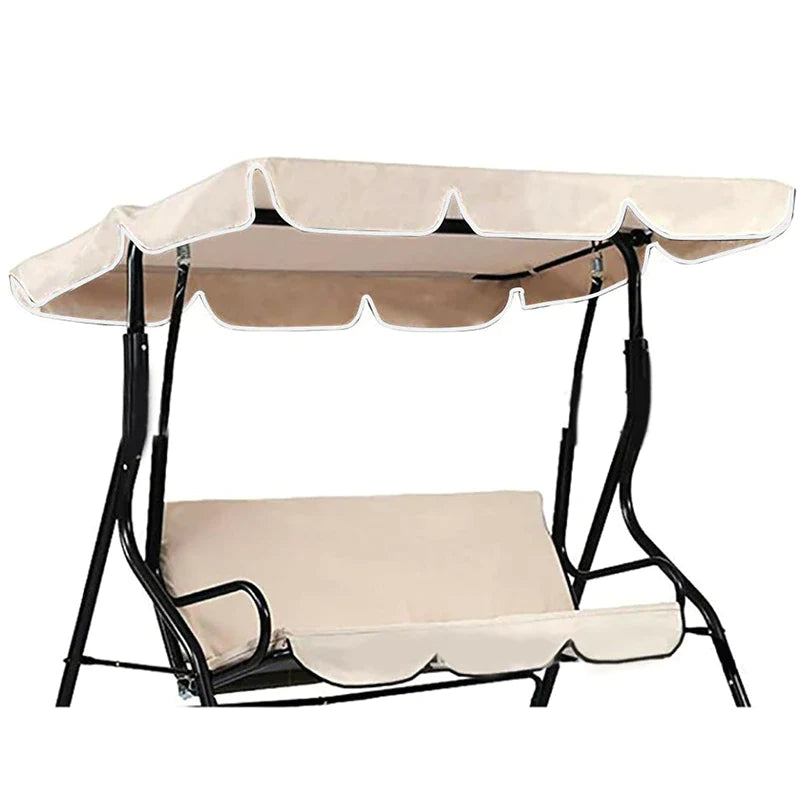 77"X43" Patio Outdoor Garden Swing 300D Canopy Replacement Porch Top Cover Seat