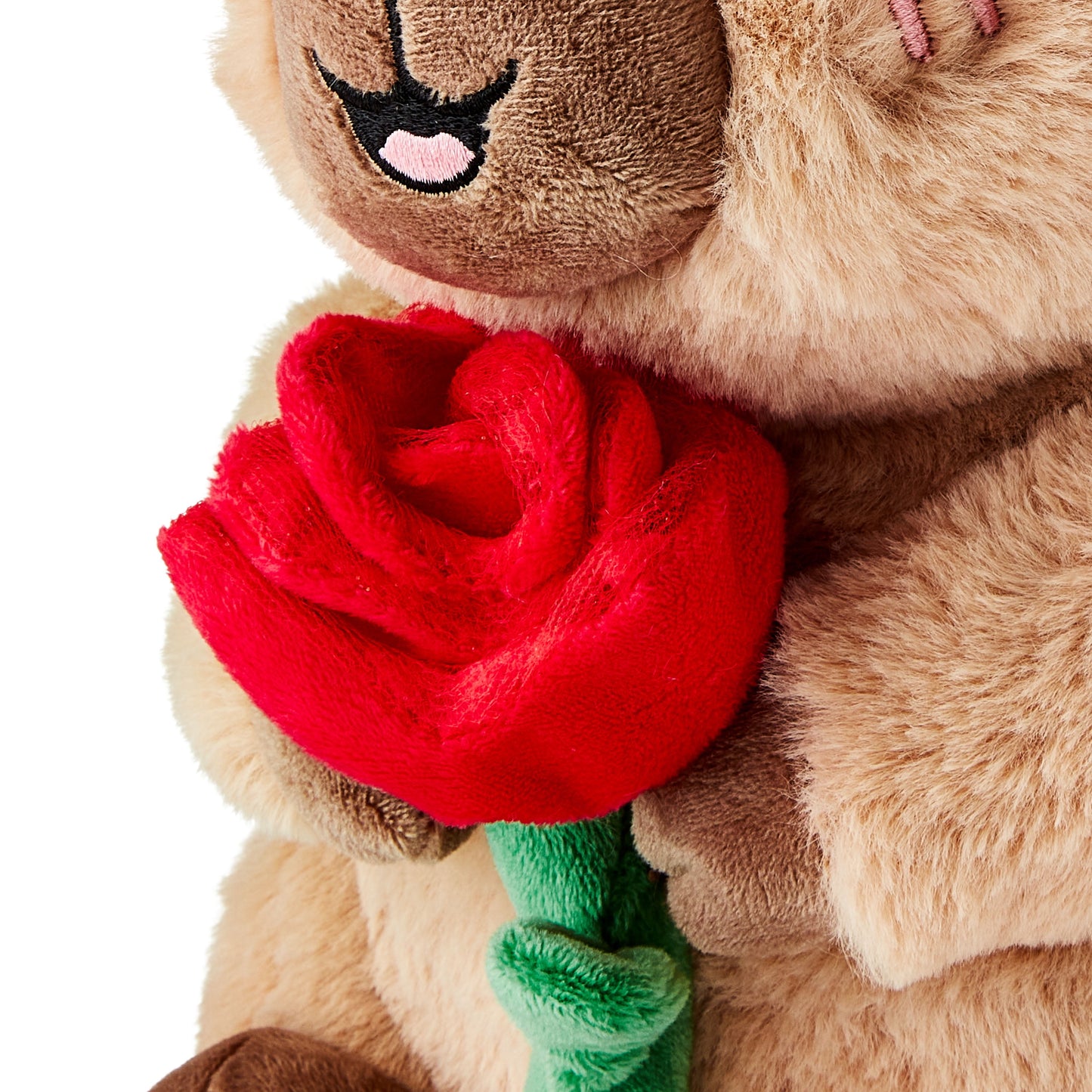 Valentine'S Day Capybara with Rose Plush, by