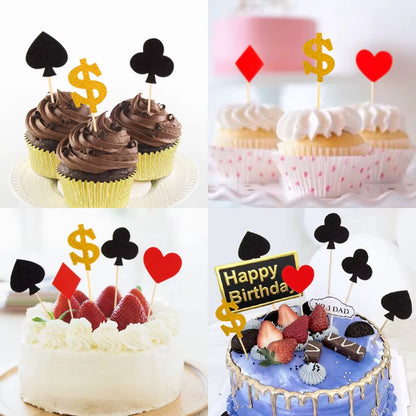 For 8 Person Casino Party Decorations Playing Card Theme Party Birthday Party Supplies Adult Hen Party Bachelor Party Decoration