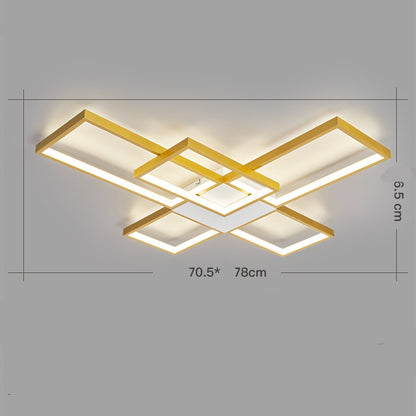 LED Ceiling Lamp Warm Bedroom Simple Household