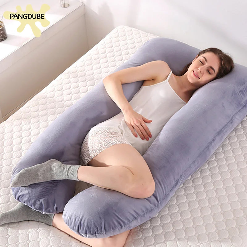 1.3KG/1.7KG Cotton Pillow for Pregnant Women Pregnancy Pillow Maternity Breastfeeding Pillow Cushion Pregnancy Nursing Pillow