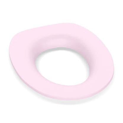 Travel Potty Seat for Toddler, Potty Training Toilet for Kids Boys Girls Toddlers, Fits Elongated Toilet Seat， Comfortable Safe, Includes Free Storage Hook, Pink