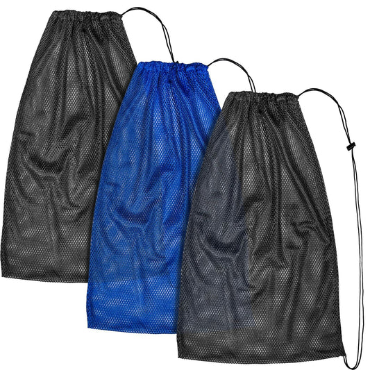 3 Pack Mesh Gear Bag Oversized 19" X 27" for Snorkel Scuba Swim Dive Gear Ove...