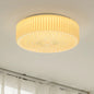 Milky White Art Glass Bedroom Ceiling Light Fixtures